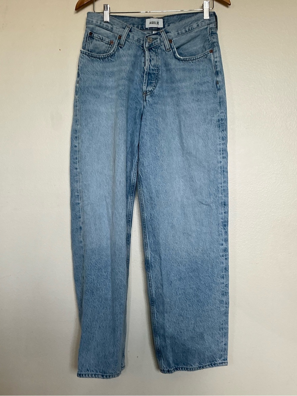 Agolde V Waisted Baggy Jeans Denim size 28 women’s